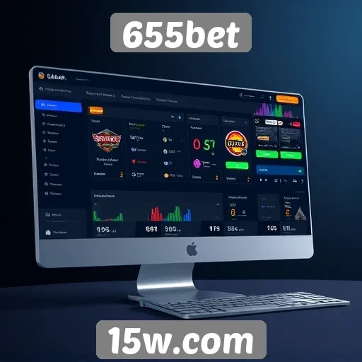 Interface do usuário do 655bet em análise